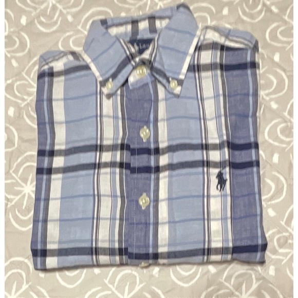 Boy's Ralph Lauren & Chaps Long Sleeve Shirts Size Small 8-10 - Picture 2 of 5